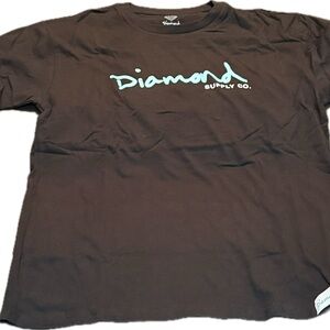 Brand New Diamond Supply Co. Brown T-Shirt